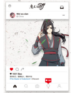 Grandmaster of Demonic Cultivation - Wei Wuxian - Acrylic Photo Holder