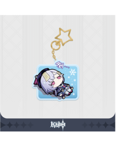 Genshin Impact Q Version Sticker Series Acryl Keychain: Qiqi