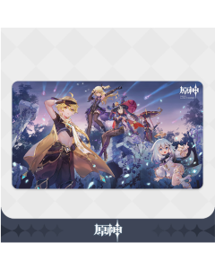 Genshin Impact Unreconciled Stars - Mouse Pad - Aether, Fischl, Mona, Paimon & Scaramouche - 70x40cm