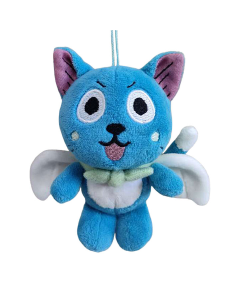 Fairy Tail - Happy - Plush Keychain - 10cm