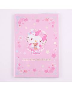 Hello Kitty & Friends - Holographic Softcover Notebook - Sakura Series - A5 - Checkered