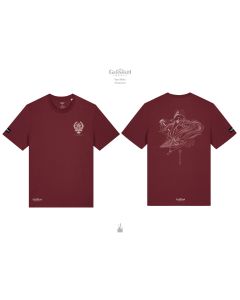 Genshin Impact - Yae Miko - Astute Amusement T-Shirt - Burgundy