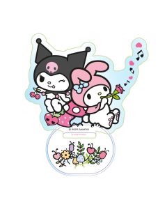 Kuromi & My Melody - Holograpic Acrylic Standee - 8x6cm