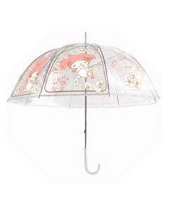My Melody - Transparent Cane Umbrella - Floral Garden - 96cm