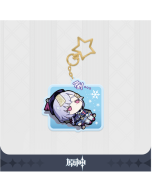 Genshin Impact Q Version Sticker Series Acryl Keychain: Qiqi