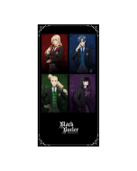 Black Butler: Public School Arc - Towel - The Prefect Four / P4 - 150x75cm
