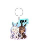 Goddess of Victory: NIKKE - Holographic Acrylic Keychain - Blanc & Noir - 7cm